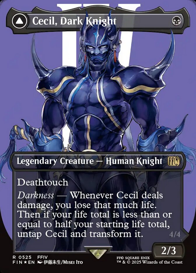 Cecil, Dark Knight // Cecil, Redeemed Paladin - Final Fantasy