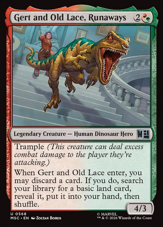 Gert and Old Lace, Runaways - Marvel Super Heroes Commander