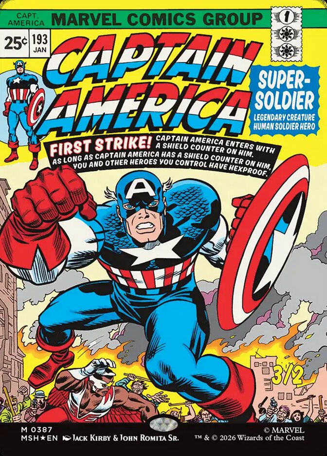 Captain America, Super-Soldier - Marvel Super Heroes