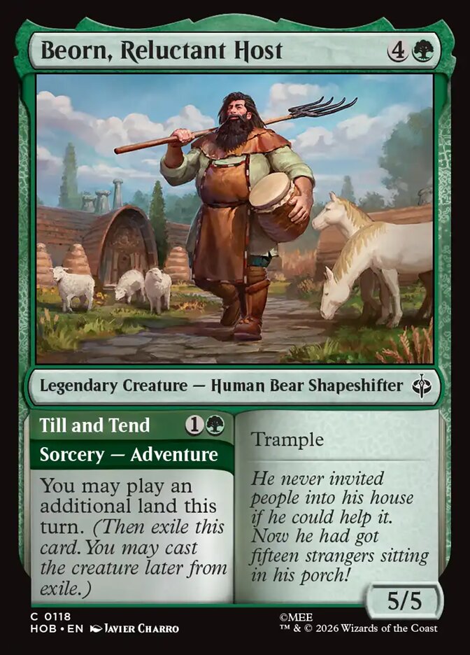 Beorn, Reluctant Host // Till and Tend - The Hobbit