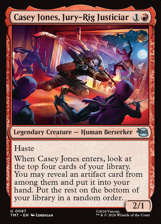 Casey Jones, Jury-Rig Justiciar - Teenage Mutant Ninja Turtles