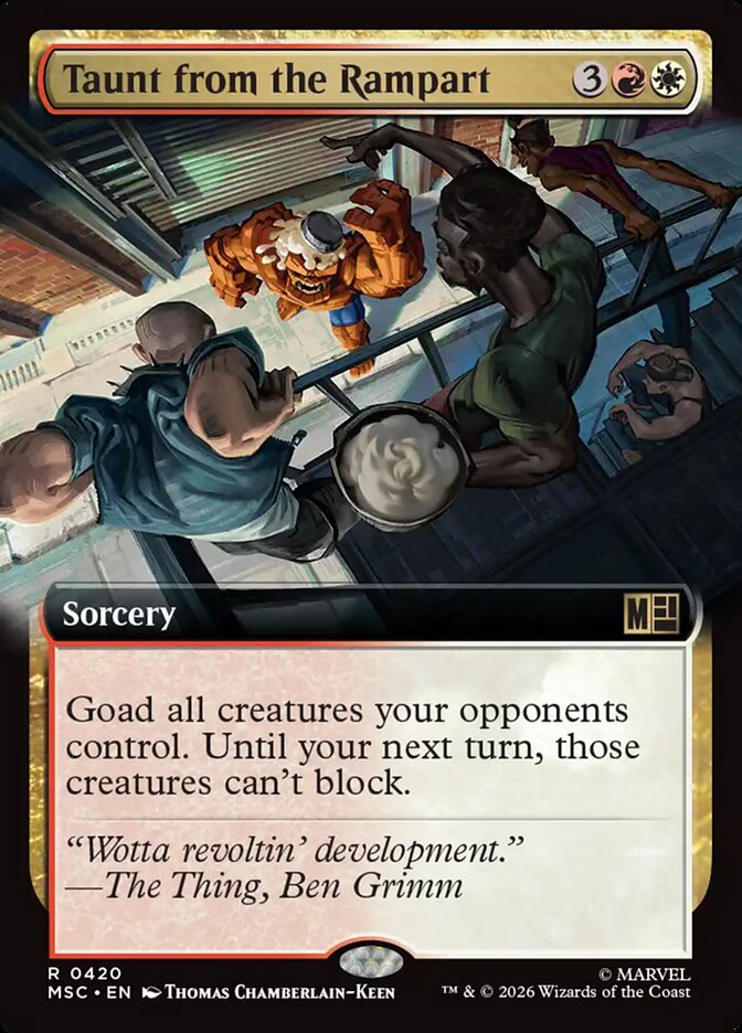Taunt from the Rampart - Marvel Super Heroes Commander