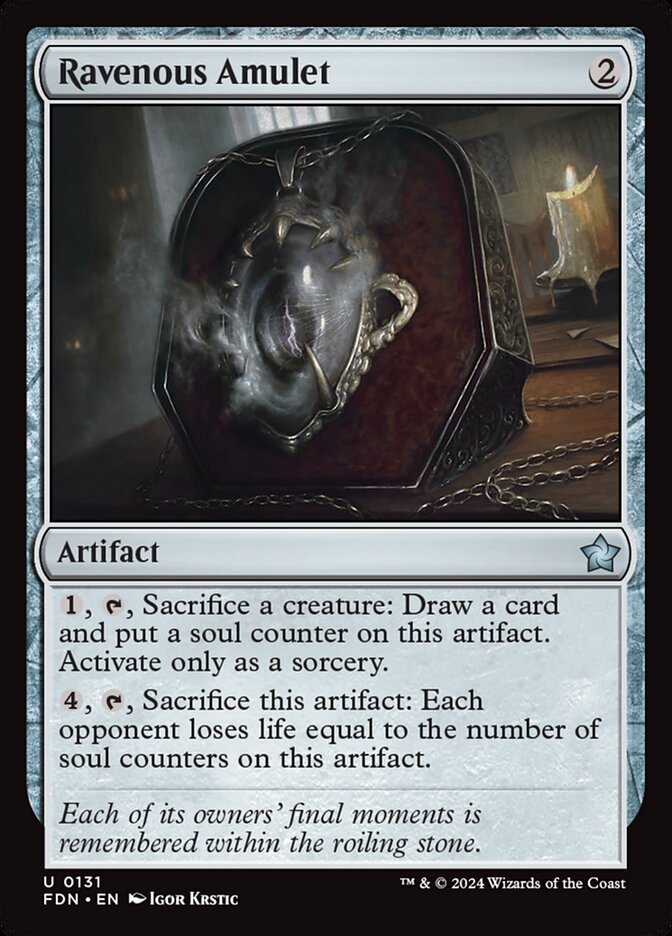 Ravenous Amulet - Foundations