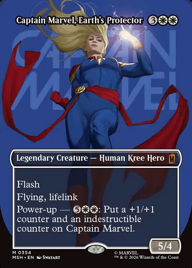 Captain Marvel, Earth's Protector - Marvel Super Heroes