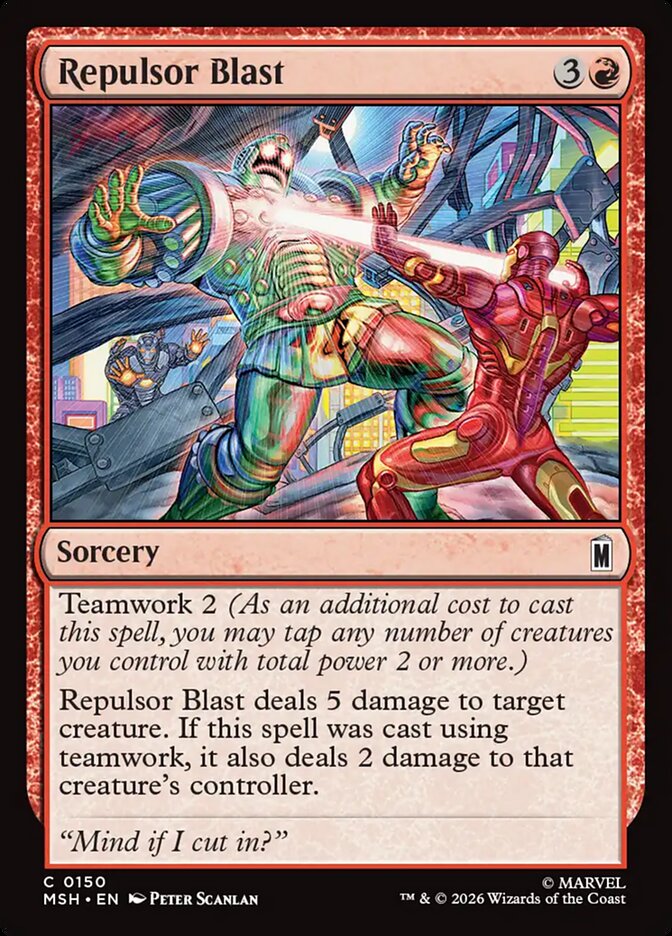 Repulsor Blast - Marvel Super Heroes