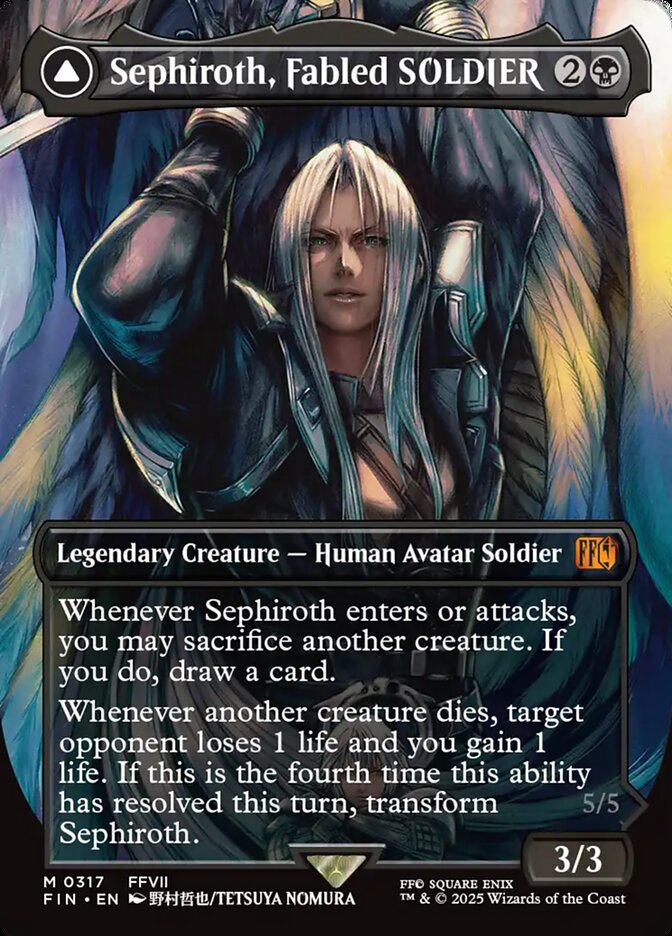 Sephiroth, Fabled SOLDIER // Sephiroth, One-Winged Angel - Final Fantasy