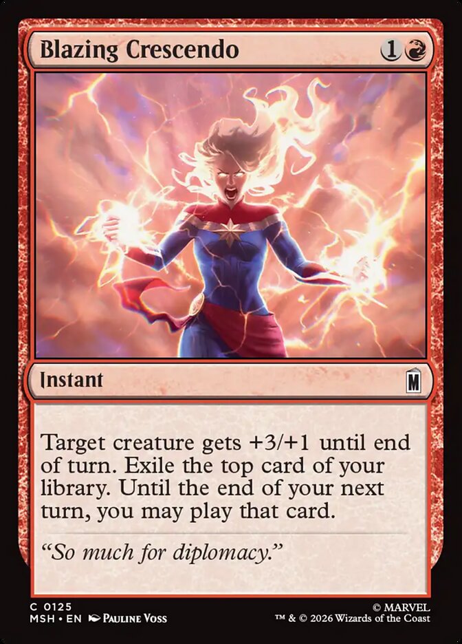 Blazing Crescendo - Marvel Super Heroes