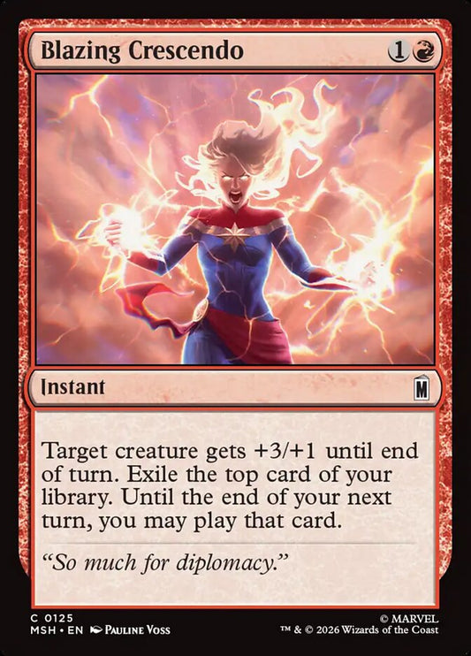 Blazing Crescendo - Marvel Super Heroes