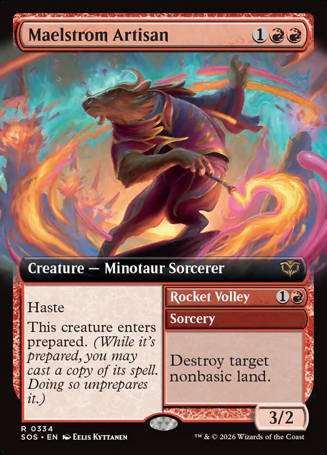 Maelstrom Artisan // Rocket Volley - Secrets of Strixhaven