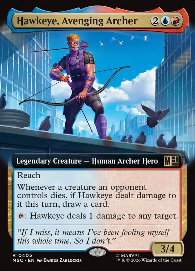 Hawkeye, Avenging Archer - Marvel Super Heroes Commander