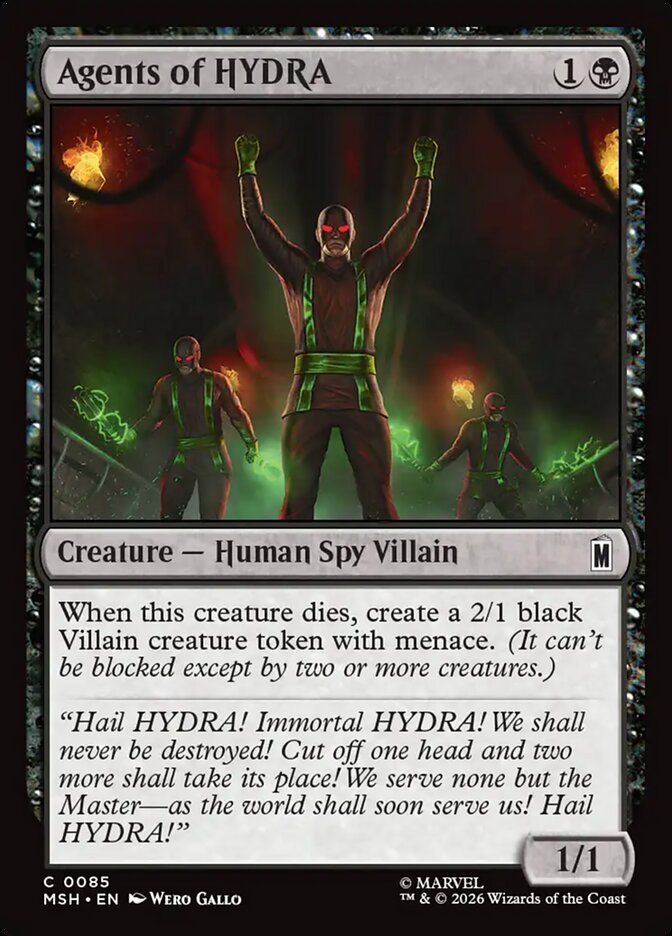 Agents of HYDRA - Marvel Super Heroes