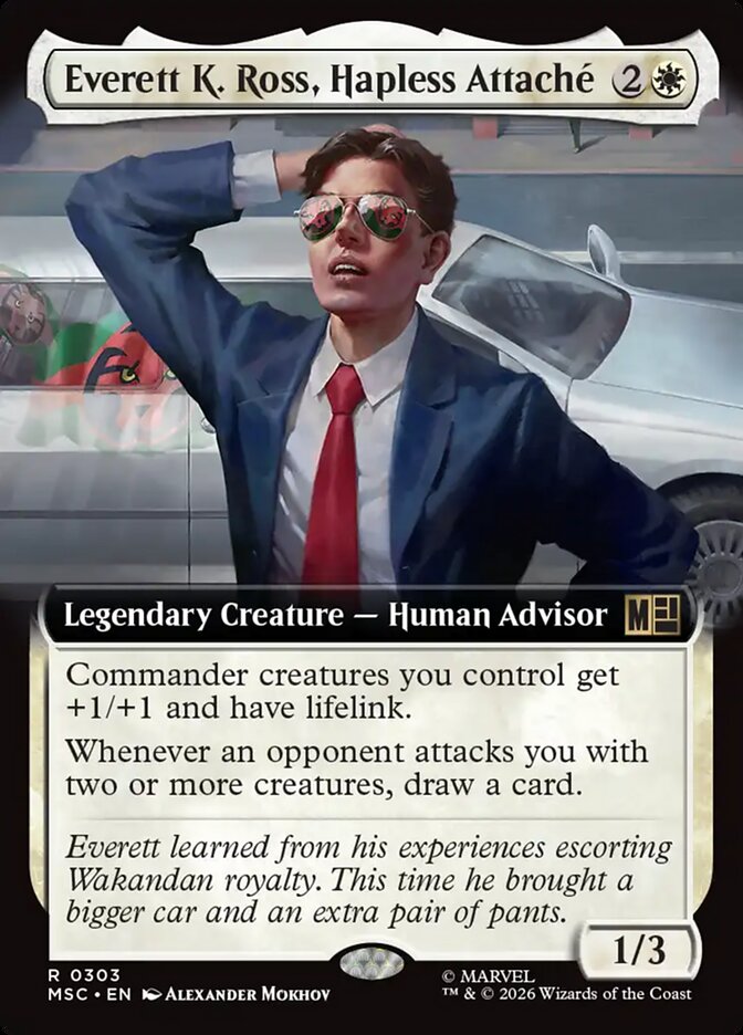Everett K. Ross, Hapless Attaché - Marvel Super Heroes Commander