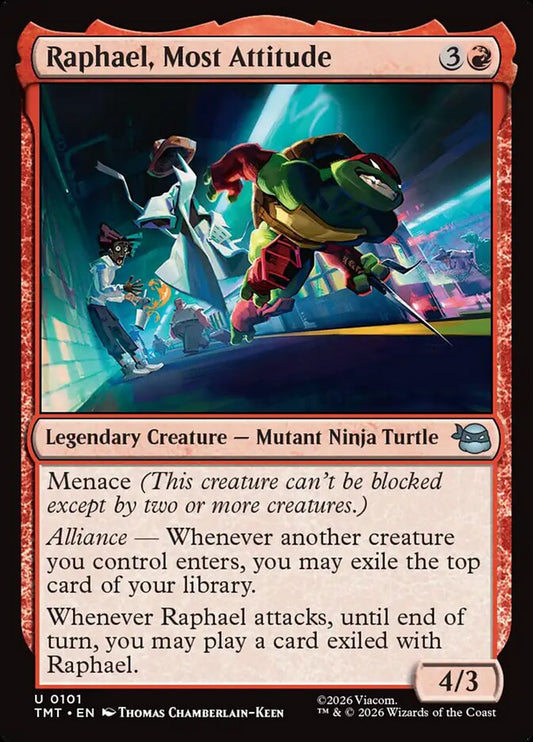 Raphael, Most Attitude - Teenage Mutant Ninja Turtles