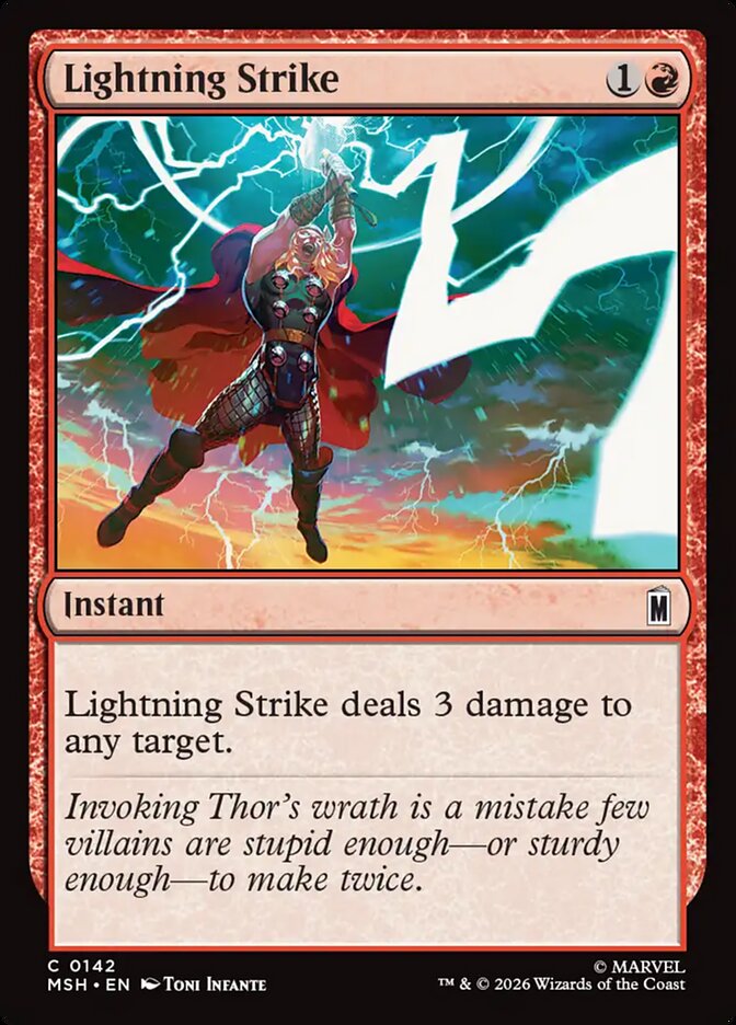 Lightning Strike - Marvel Super Heroes