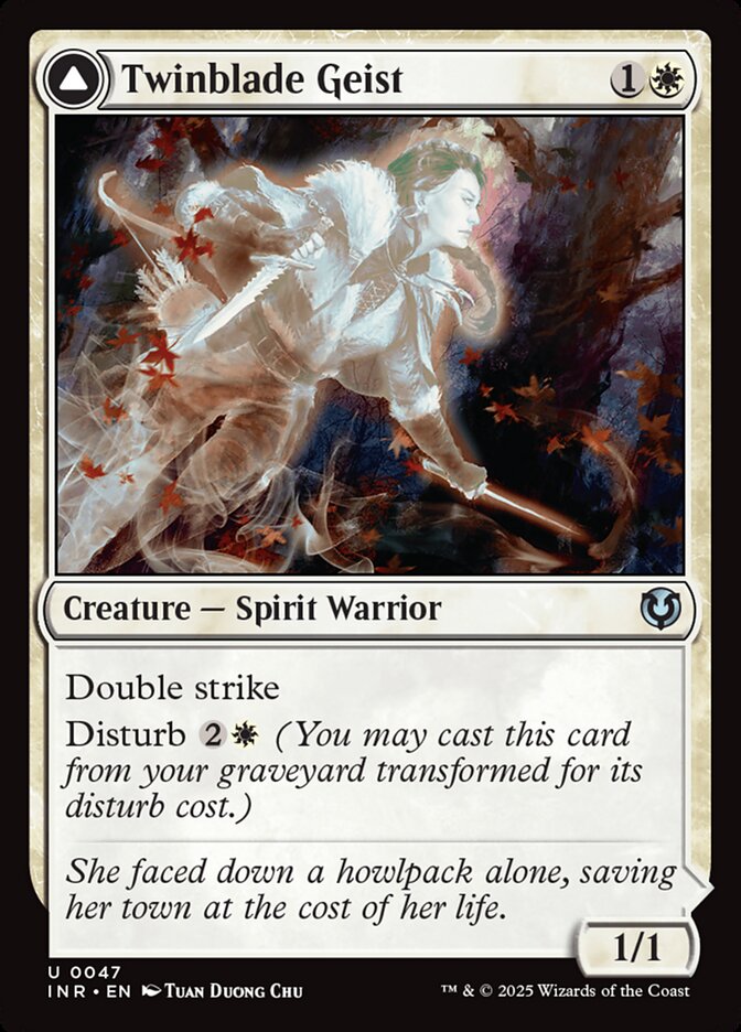 Twinblade Geist // Twinblade Invocation - Innistrad Remastered