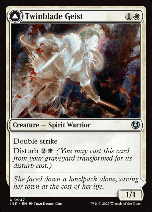 Twinblade Geist // Twinblade Invocation - Innistrad Remastered