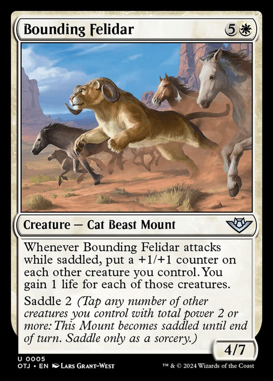 Bounding Felidar - Outlaws of Thunder Junction