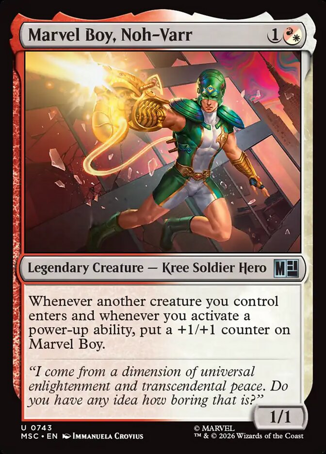 Marvel Boy, Noh-Varr - Marvel Super Heroes Commander