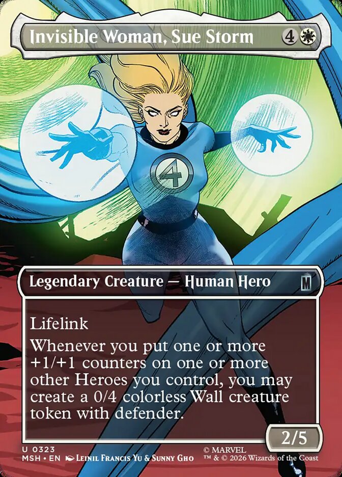 Invisible Woman, Sue Storm - Marvel Super Heroes