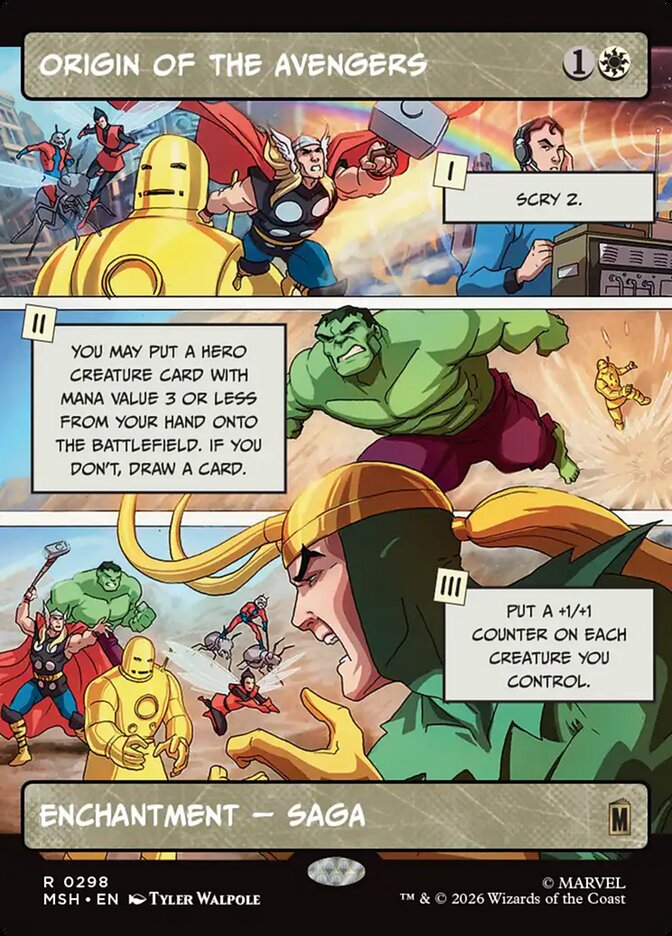 Origin of the Avengers - Marvel Super Heroes