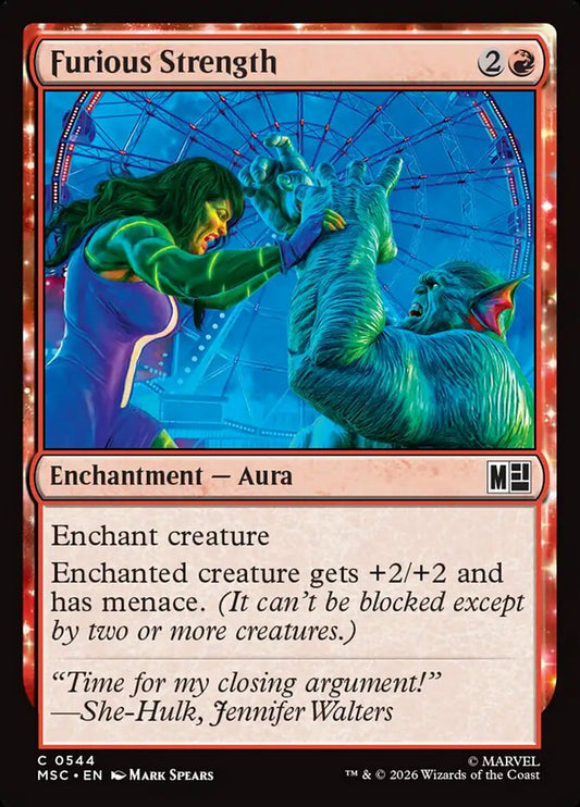 Furious Strength - Marvel Super Heroes Commander