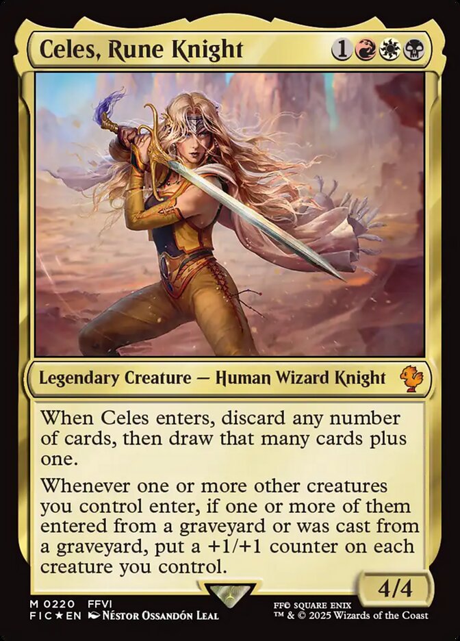 Celes, Rune Knight - Final Fantasy Commander