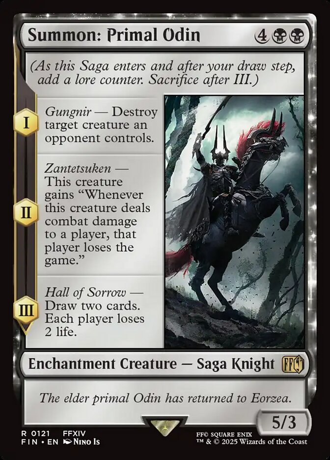 Summon: Primal Odin - Final Fantasy