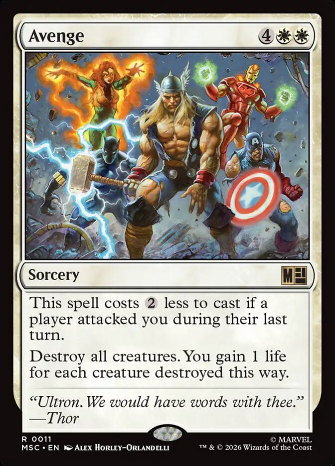 Avenge - Marvel Super Heroes Commander
