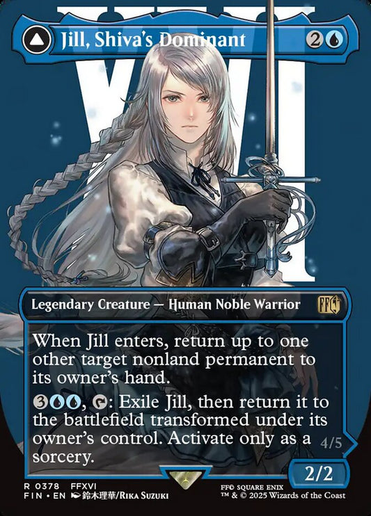 Jill, Shiva's Dominant // Shiva, Warden of Ice - Final Fantasy