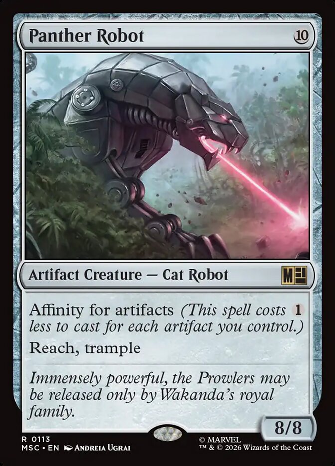 Panther Robot - Marvel Super Heroes Commander