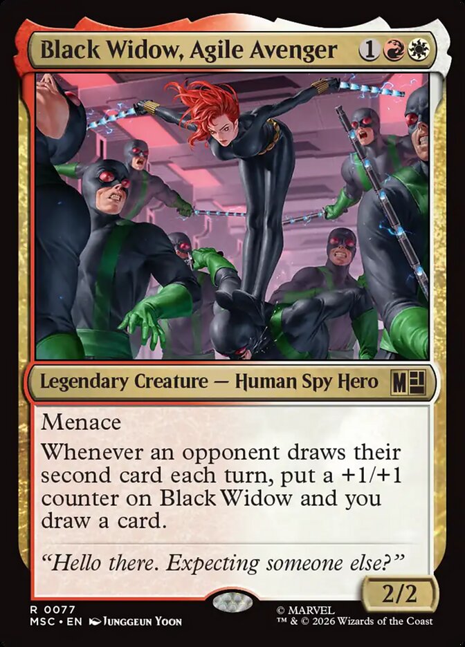 Black Widow, Agile Avenger - Marvel Super Heroes Commander