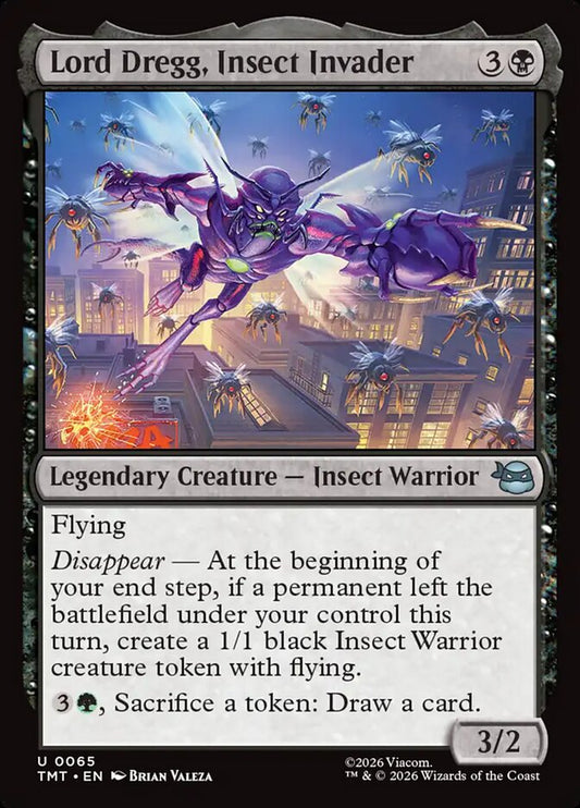 Lord Dregg, Insect Invader - Teenage Mutant Ninja Turtles