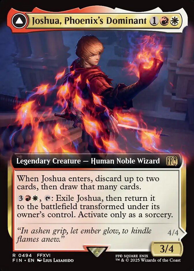 Joshua, Phoenix's Dominant // Phoenix, Warden of Fire - Final Fantasy