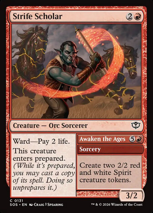 Strife Scholar // Awaken the Ages - Secrets of Strixhaven