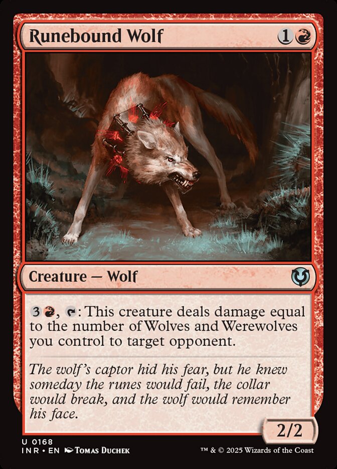 Runebound Wolf - Innistrad Remastered
