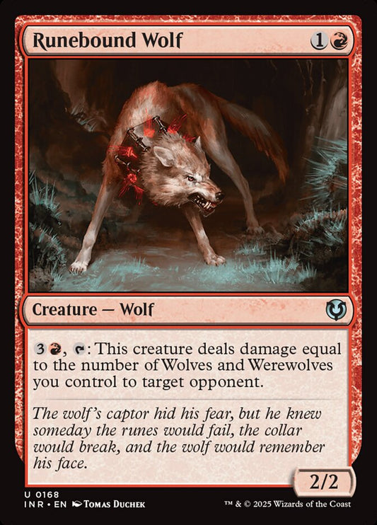 Runebound Wolf - Innistrad Remastered