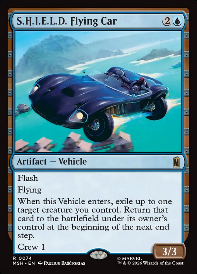 S.H.I.E.L.D. Flying Car - Marvel Super Heroes
