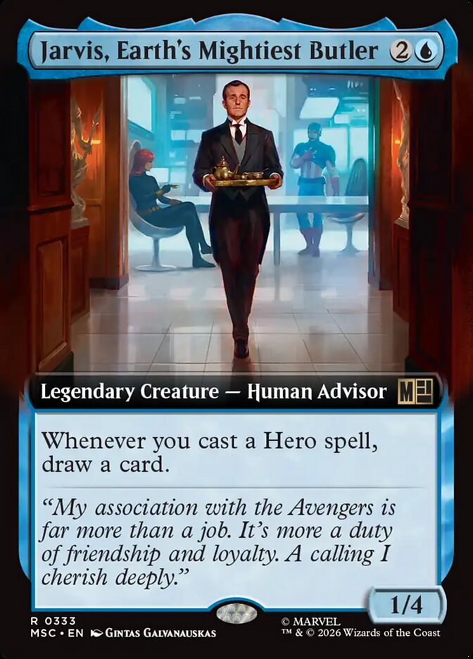 Jarvis, Earth's Mightiest Butler - Marvel Super Heroes Commander