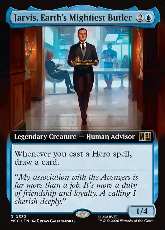 Jarvis, Earth's Mightiest Butler - Marvel Super Heroes Commander