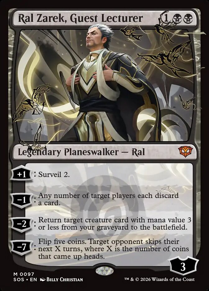 Ral Zarek, Guest Lecturer - Secrets of Strixhaven