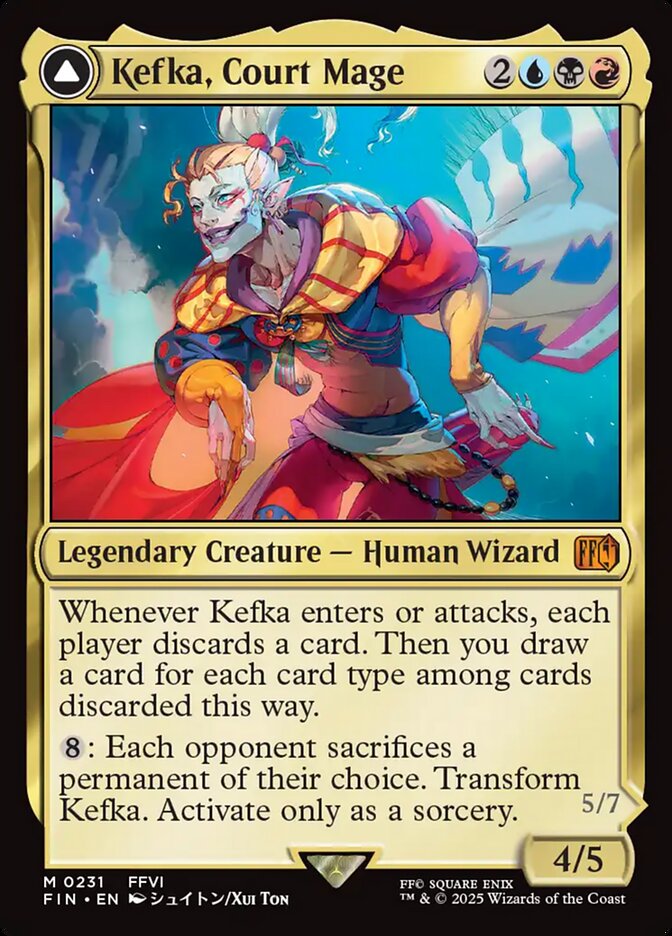Kefka, Court Mage // Kefka, Ruler of Ruin - Final Fantasy