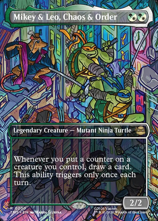 Mikey & Leo, Chaos & Order - Teenage Mutant Ninja Turtles