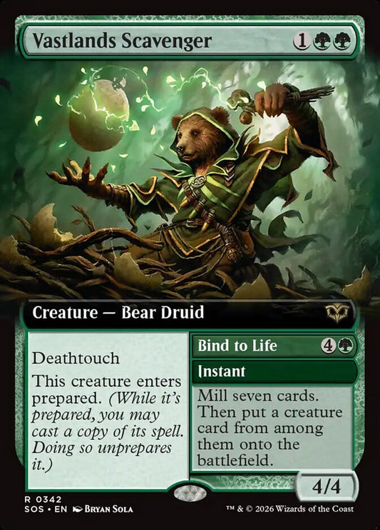 Vastlands Scavenger // Bind to Life - Secrets of Strixhaven