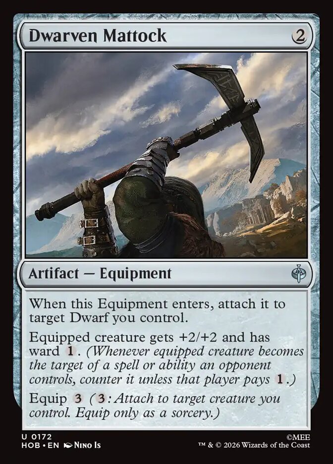 Dwarven Mattock - The Hobbit