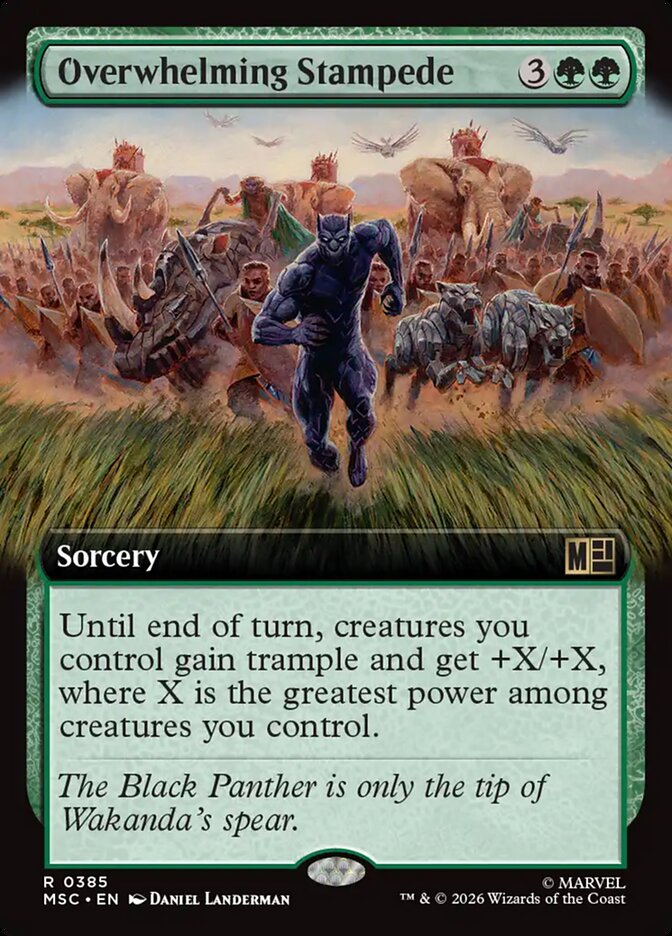 Overwhelming Stampede - Marvel Super Heroes Commander