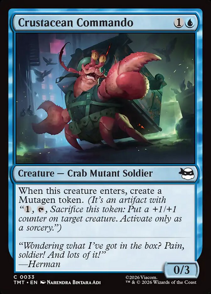 Crustacean Commando - Teenage Mutant Ninja Turtles