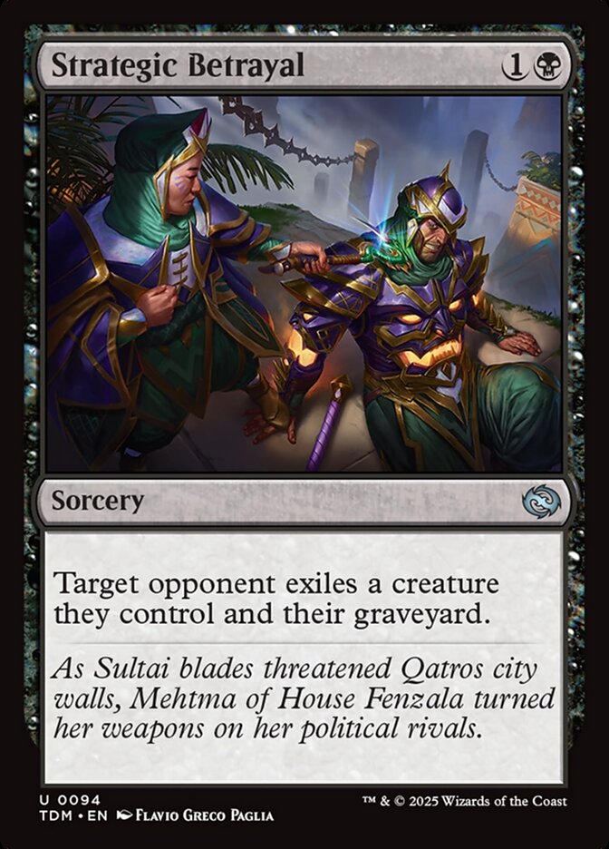 Strategic Betrayal - Tarkir: Dragonstorm