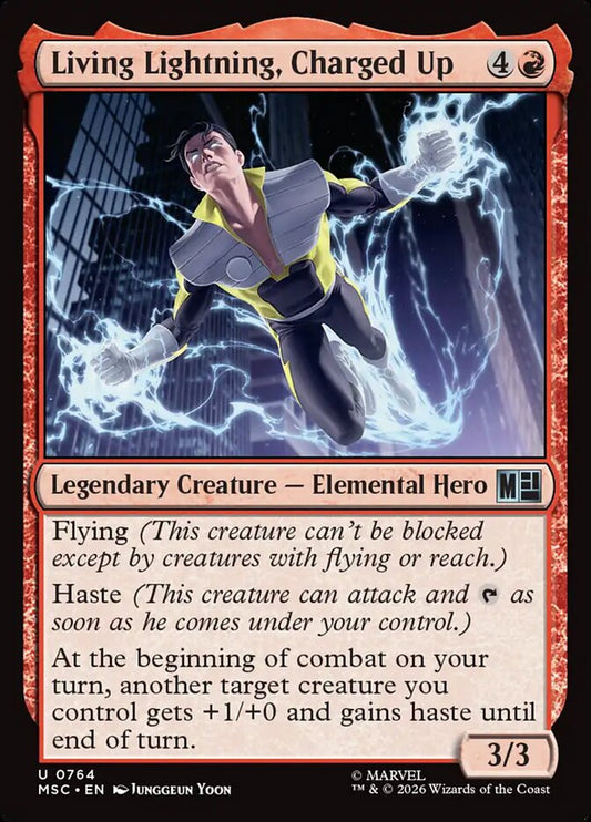 Living Lightning, Charged Up - Marvel Super Heroes Commander