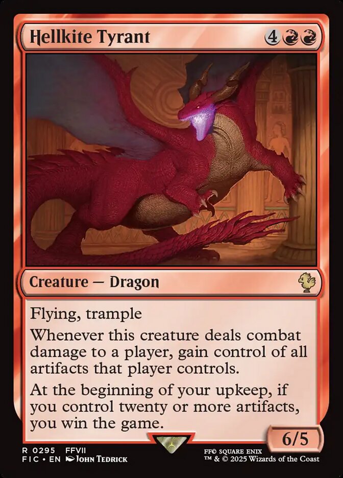 Hellkite Tyrant - Final Fantasy Commander