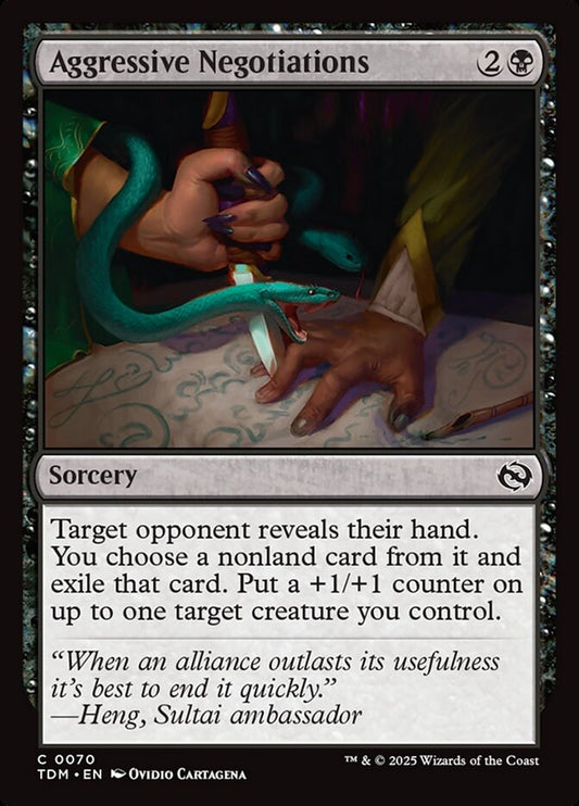 Aggressive Negotiations - Tarkir: Dragonstorm